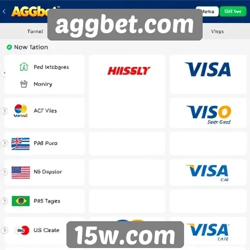 Métodos de pagamento disponíveis no aggbet.com